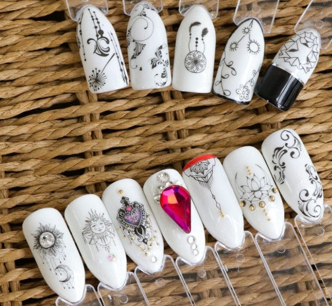 Cheerful nail art accessories showcasing vibrant style for your perfect manicure.