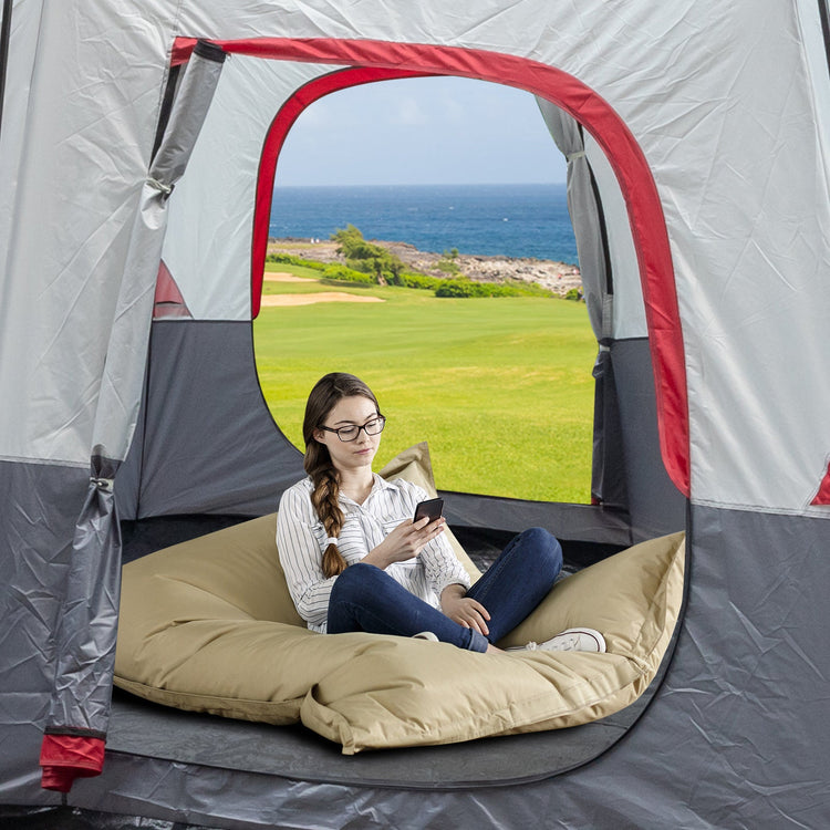 A cheerful camping collection showcasing essential gear for outdoor adventures and memorable experiences.