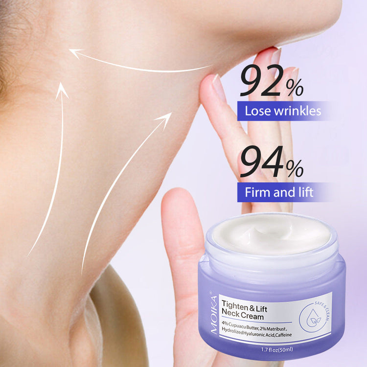 Experience the magic of glow and neck firming with our rejuvenating cream for youthful skin!