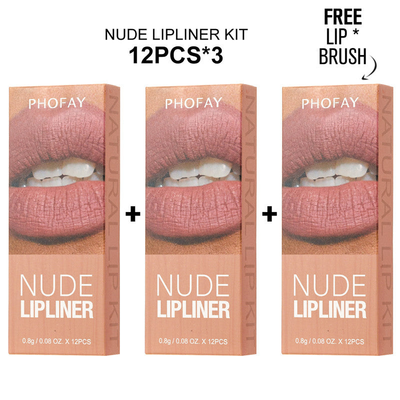 PHOFAY Nude Lipliner Kit A&S Collection