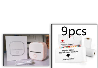 Portable Mini Thermal Label Printer: Home Photo Printer and Student Study Aid with Bluetooth Compatibility – Ideal for Price Tags and Error Correction A&S Collection
