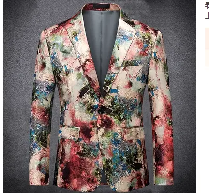 "Korean style trendy slim-fit suit, a must-have for fashionable men." A&S Collection