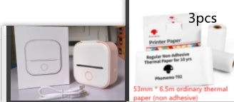 Portable Mini Thermal Label Printer: Home Photo Printer and Student Study Aid with Bluetooth Compatibility – Ideal for Price Tags and Error Correction A&S Collection