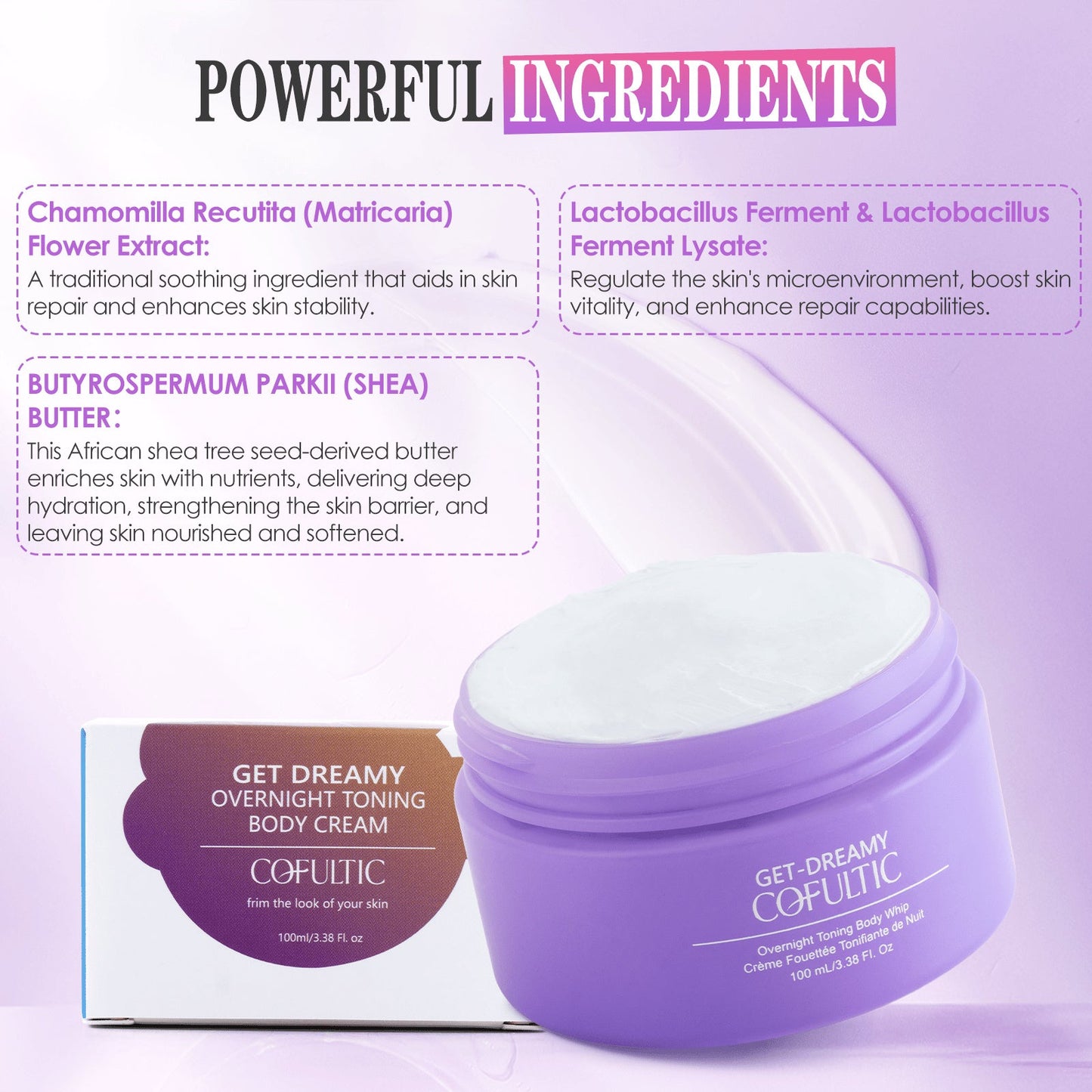 Cofultic Night Sleep Tightening Cream Flat Wrinkles A&S Collection