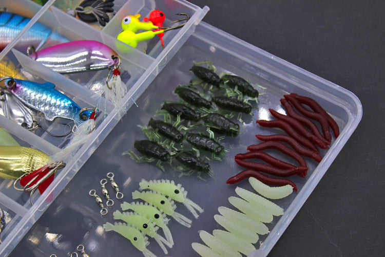 Fishing Gear Sequined Soft Bait Set A&S Collection