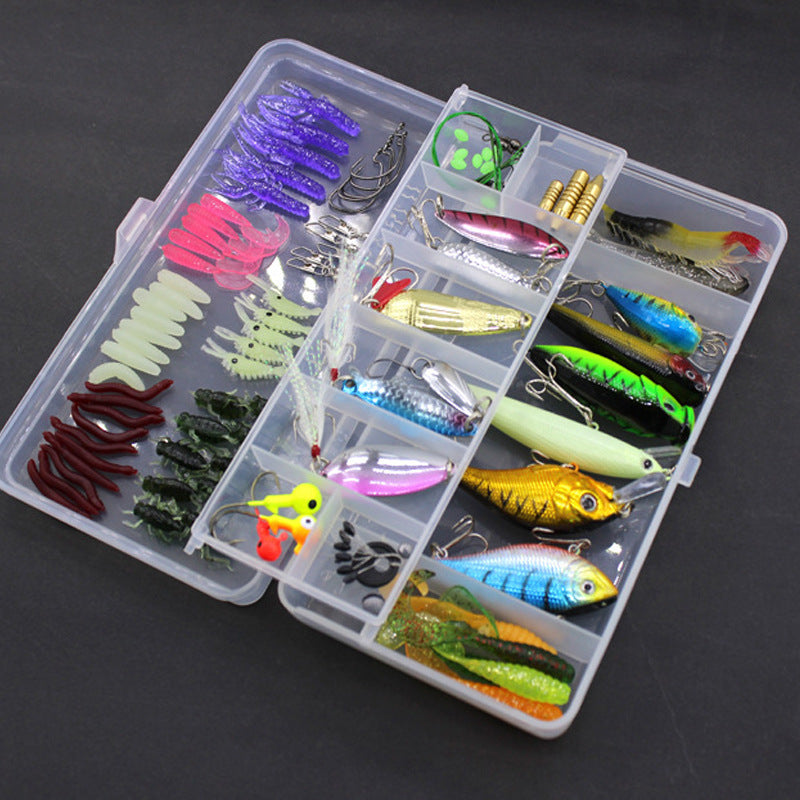 Fishing Gear Sequined Soft Bait Set A&S Collection