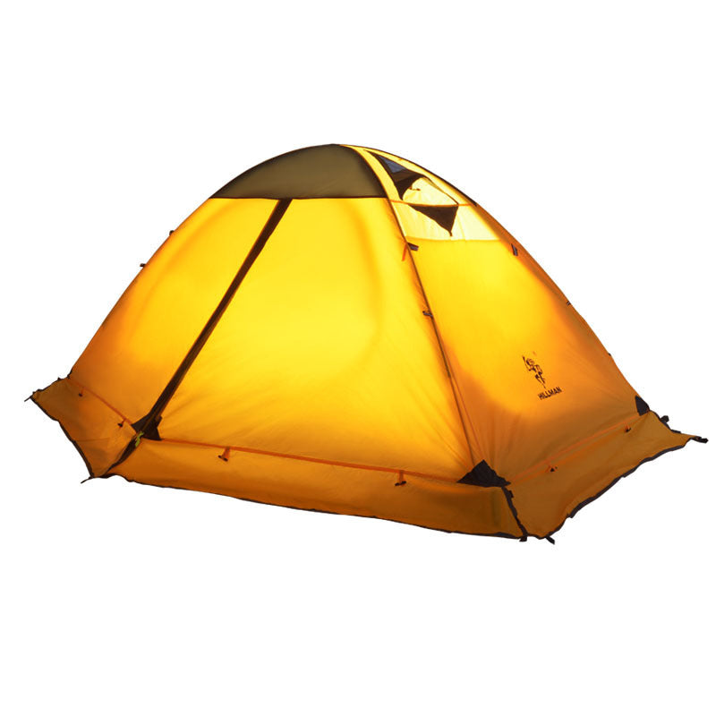 Outdoor Camping Camping Double-layer Aluminum Pole Tent.