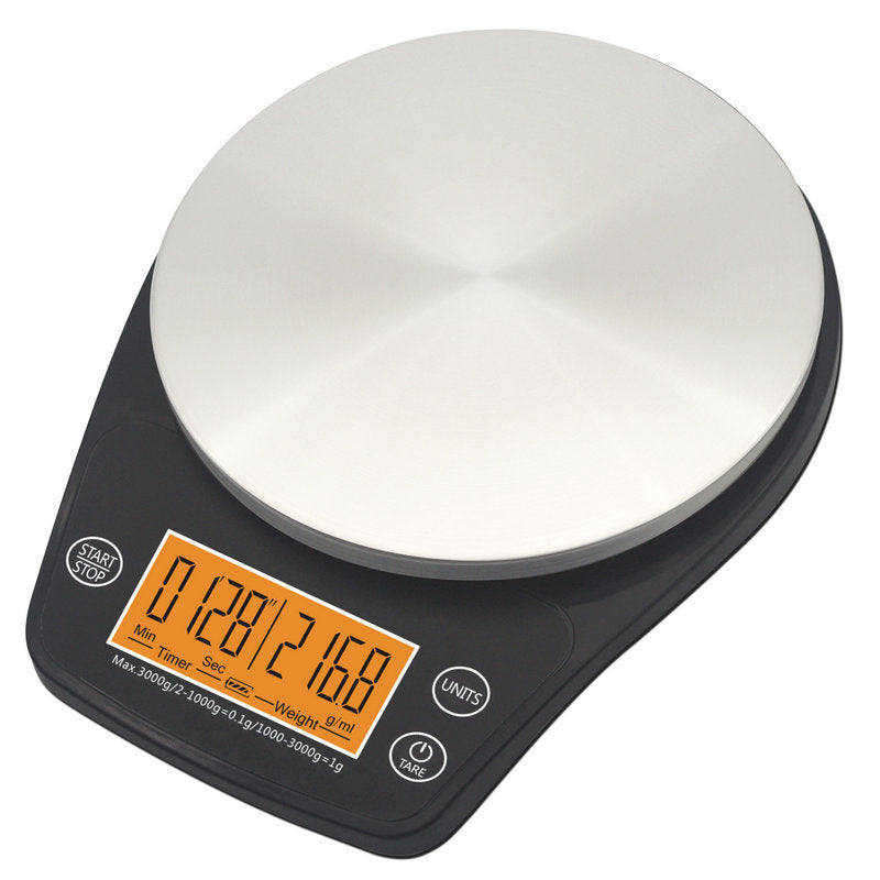 Multifunction LCD Digital Coffee Scale - Precision Hand Drip & Kitchen Food Scale with Timer CJ