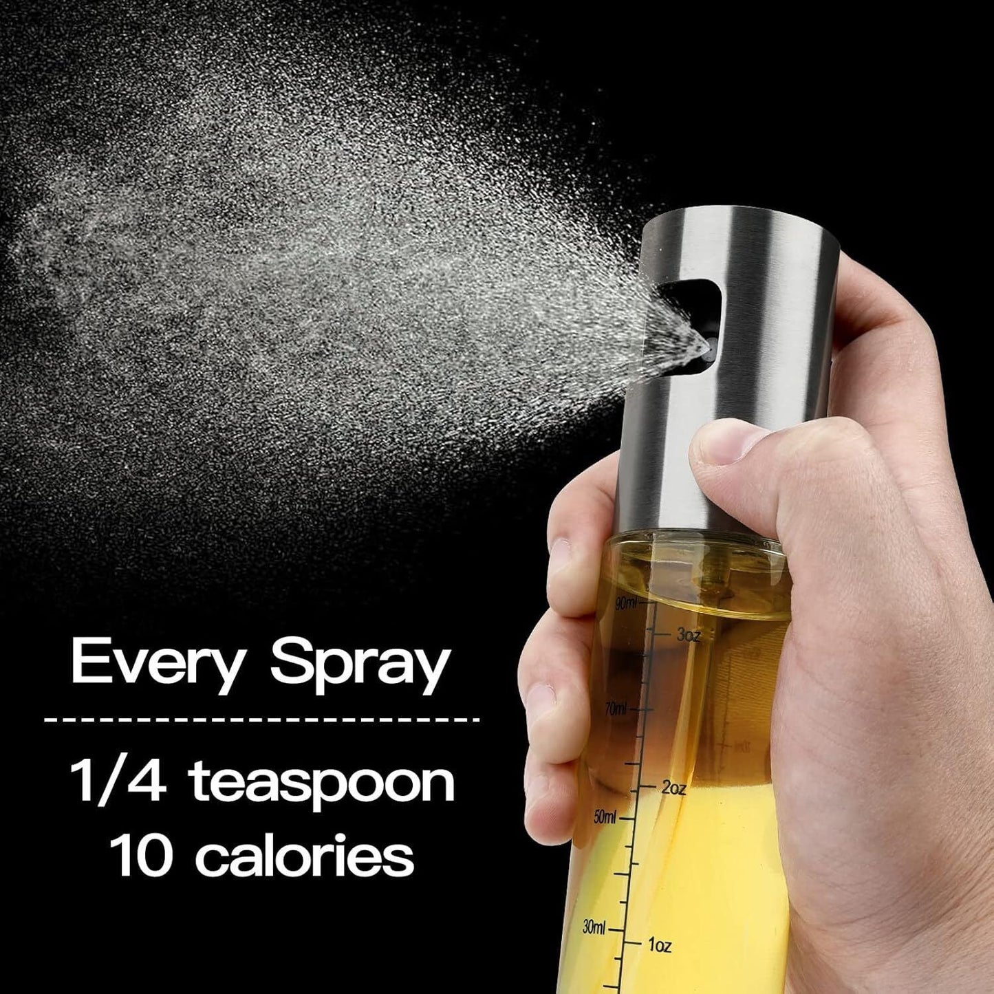 Olive Oil Sprayer: Perfect for Cooking, BBQ, Air Fryer, and More - Fine Mist Bottle for Effortless Kitchen Convenience A&S Collection