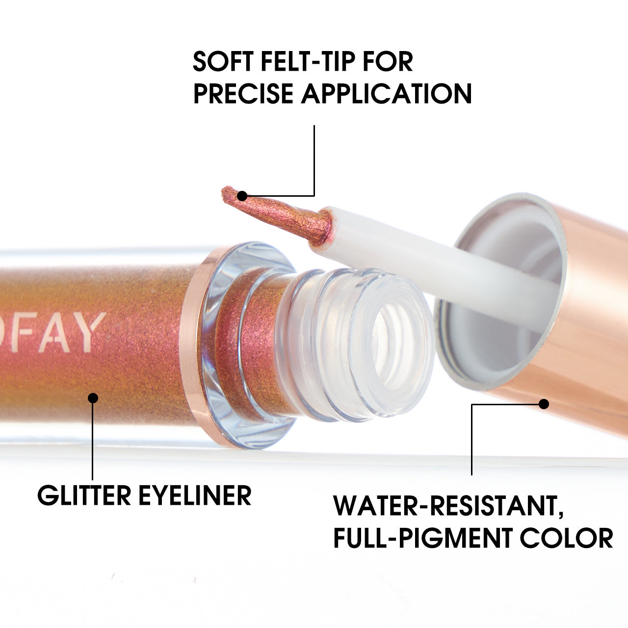 PHOFAY Liquid Glitter Eyeliner Set A&S Collection