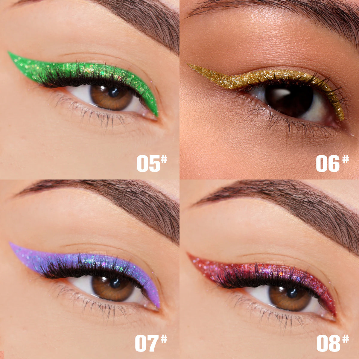 PHOFAY Liquid Glitter Eyeliner Set A&S Collection