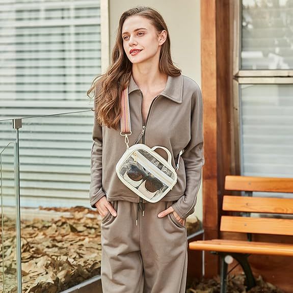 Stylish Clear Crossbody Purses for Women: Chic and Functional Design – Perfect for Events, Everyday Use, and Fashion-Forward Looks CJ