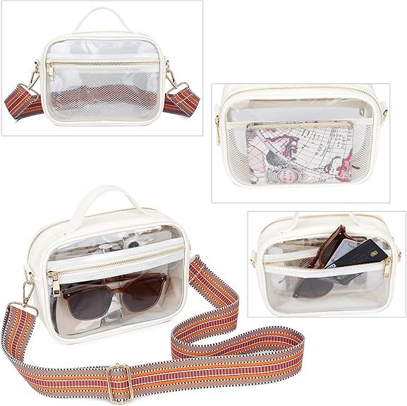 Stylish Clear Crossbody Purses for Women: Chic and Functional Design – Perfect for Events, Everyday Use, and Fashion-Forward Looks CJ