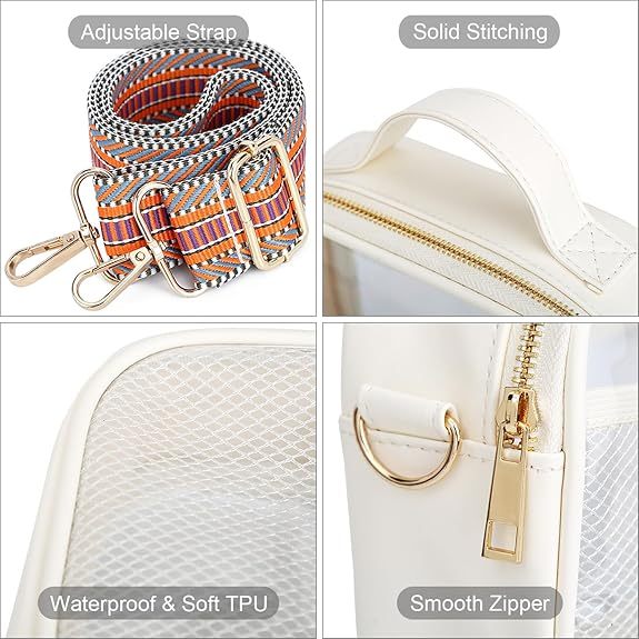 Stylish Clear Crossbody Purses for Women: Chic and Functional Design – Perfect for Events, Everyday Use, and Fashion-Forward Looks CJ