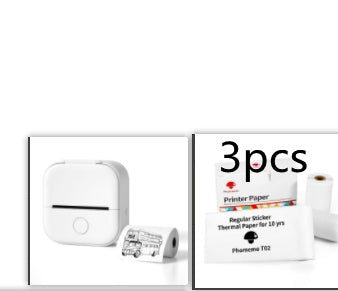 Portable Mini Thermal Label Printer: Home Photo Printer and Student Study Aid with Bluetooth Compatibility – Ideal for Price Tags and Error Correction A&S Collection