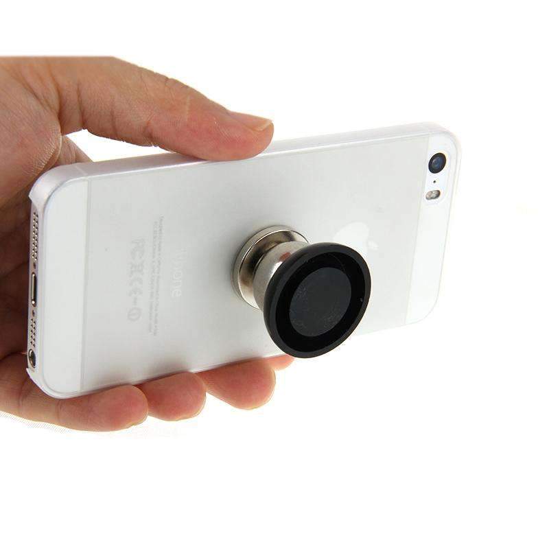 Magnetic Car Cell Phone Holder Mount Dash 360 Rotating For iPhone GPS Silver Millie