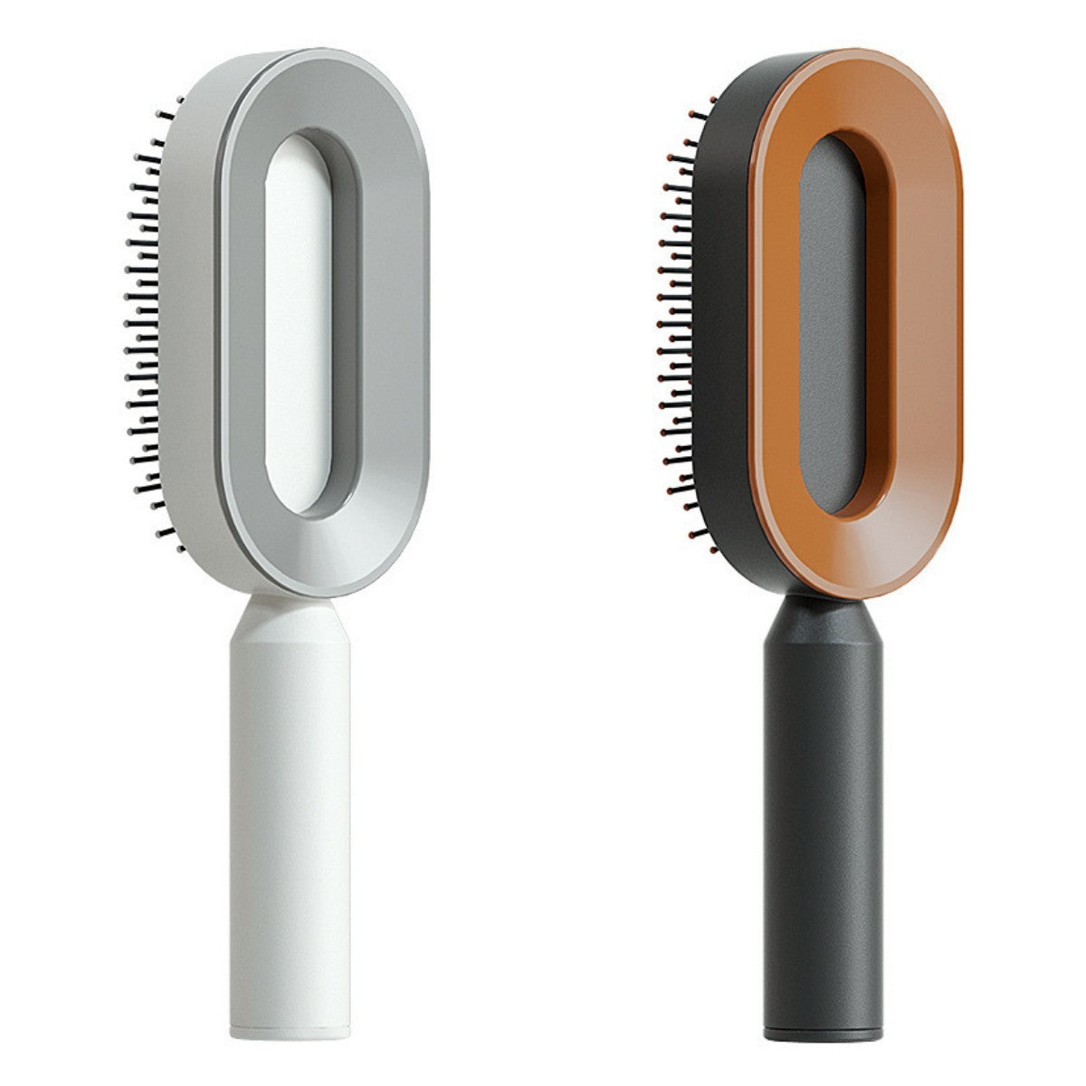 Self Cleaning Hair Brush For Women One-key Cleaning Hair Loss Airbag Massage Scalp Comb Anti-Static Hairbrush CJ