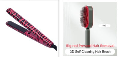 Self Cleaning Hair Brush For Women One-key Cleaning Hair Loss Airbag Massage Scalp Comb Anti-Static Hairbrush CJ