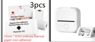 Portable Mini Thermal Label Printer: Home Photo Printer and Student Study Aid with Bluetooth Compatibility – Ideal for Price Tags and Error Correction A&S Collection