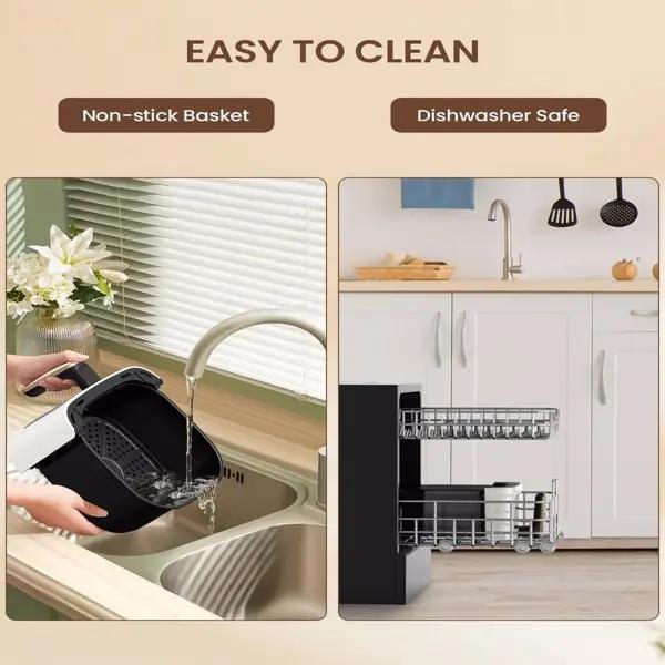 Air Fryer, 5.3Qt With Observation Window, 7 Custom Presets, Intelligent Digital Touch Screen, Non Stick Pan And Dishwasher Safety Basket FBA Warehouse Shipment, Amazon Banned A&S Collection