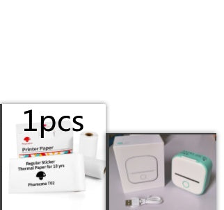 Portable Mini Thermal Label Printer: Home Photo Printer and Student Study Aid with Bluetooth Compatibility – Ideal for Price Tags and Error Correction A&S Collection
