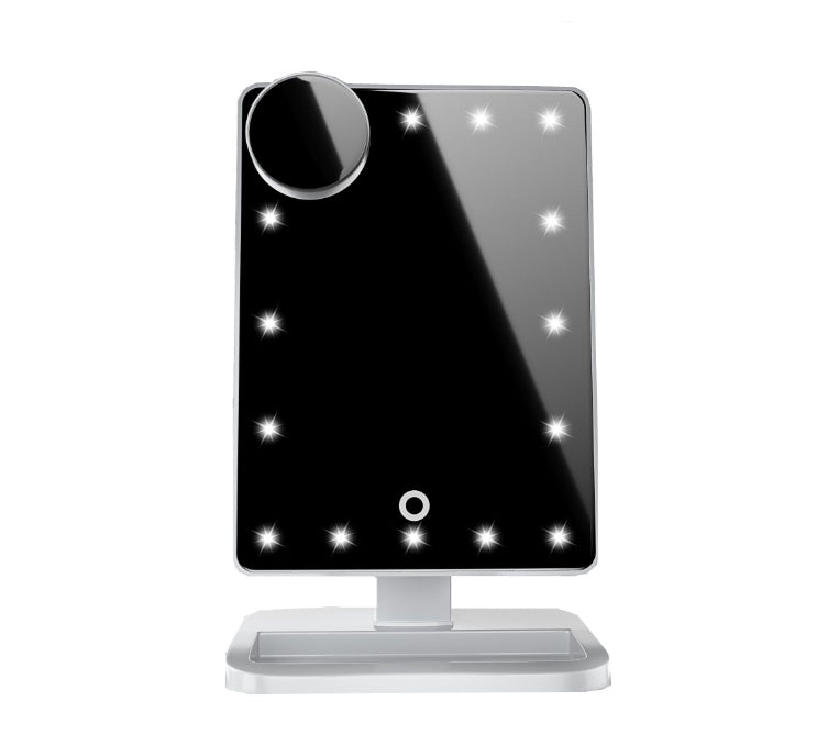 Touch Screen Makeup Mirror With 20 LED Light Bluetooth Music Speaker 10X Magnifying Mirrors Lights A&S Collection
