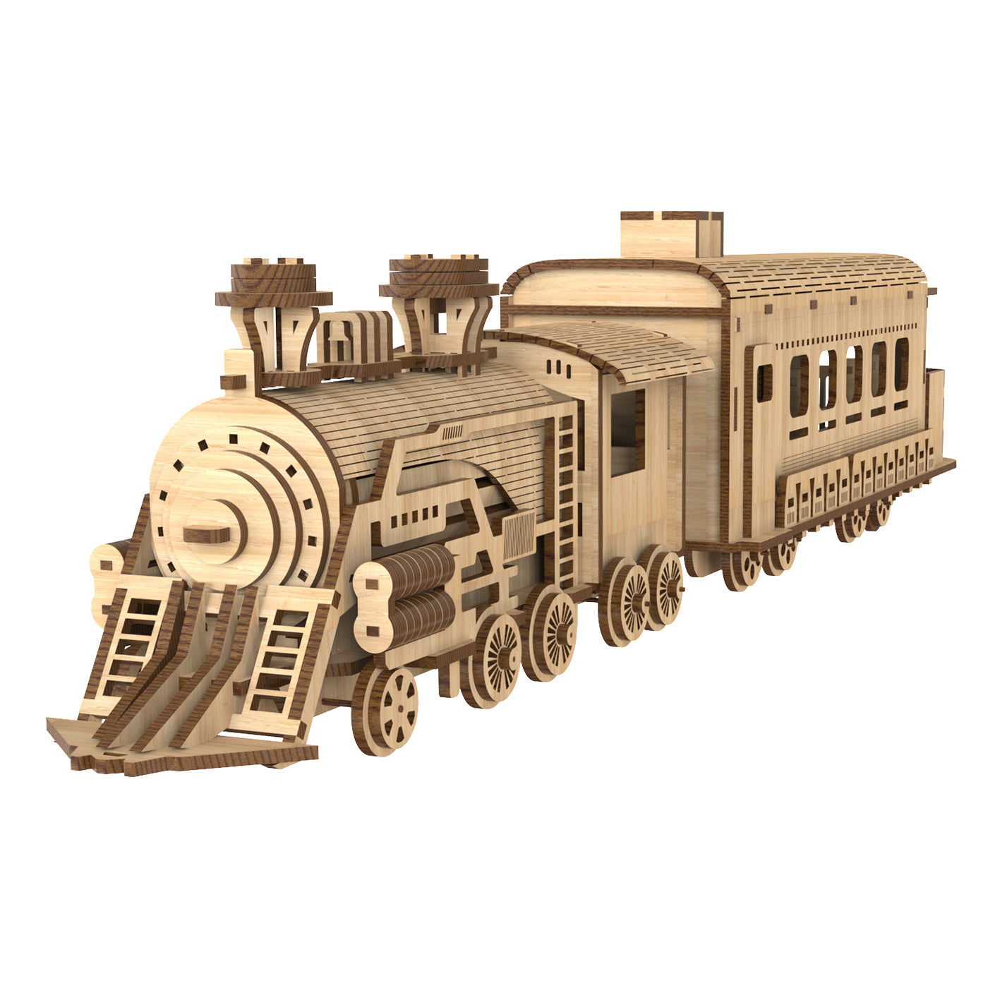 Home Fashion Simple Garoustan Train Puzzle Toys A&S Collection