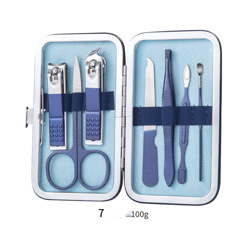 Professional Scissors Nail Clippers Set Ear Spoon Dead Skin Pliers Nail Cutting Pliers Pedicure Knife Nail Groove Trimmers A&S Collection