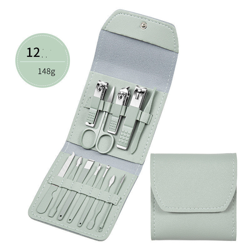Professional Scissors Nail Clippers Set Ear Spoon Dead Skin Pliers Nail Cutting Pliers Pedicure Knife Nail Groove Trimmers A&S Collection