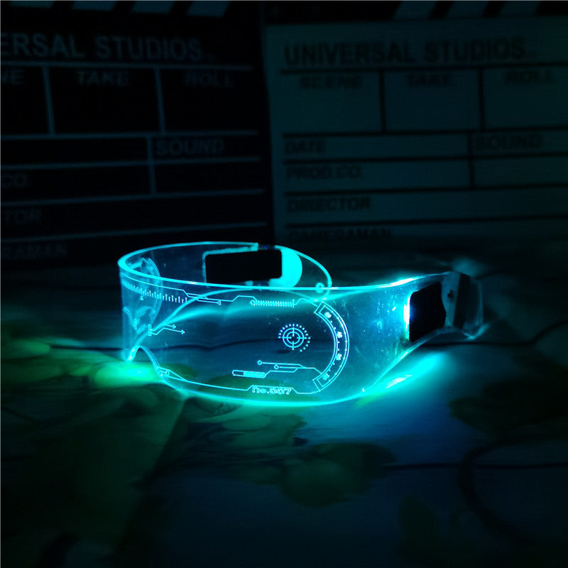 Bar Flash EL cold optoelectronic glasses Blinds Light up glasses LED flash glasses Shake sound bungee glasses A&S Collection