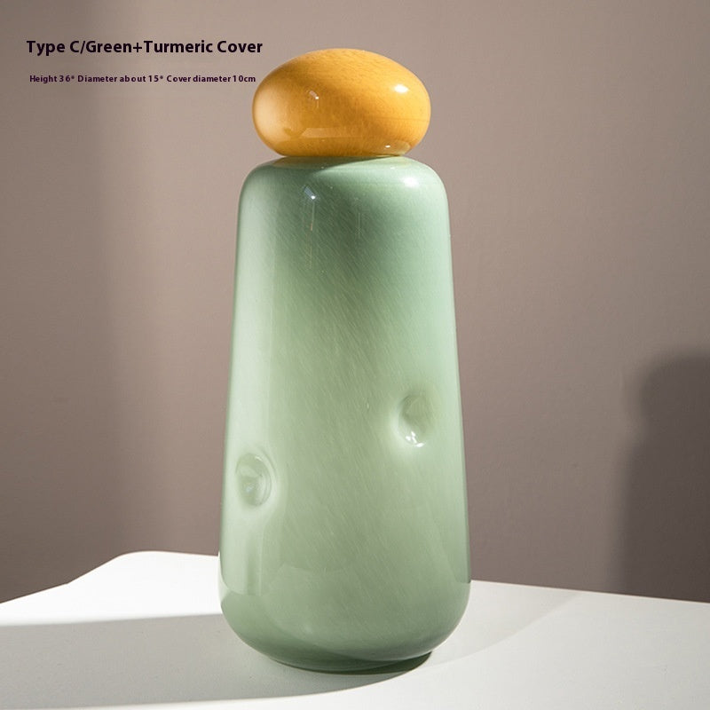 Charming candy ribbon vases—graceful accents for your home..