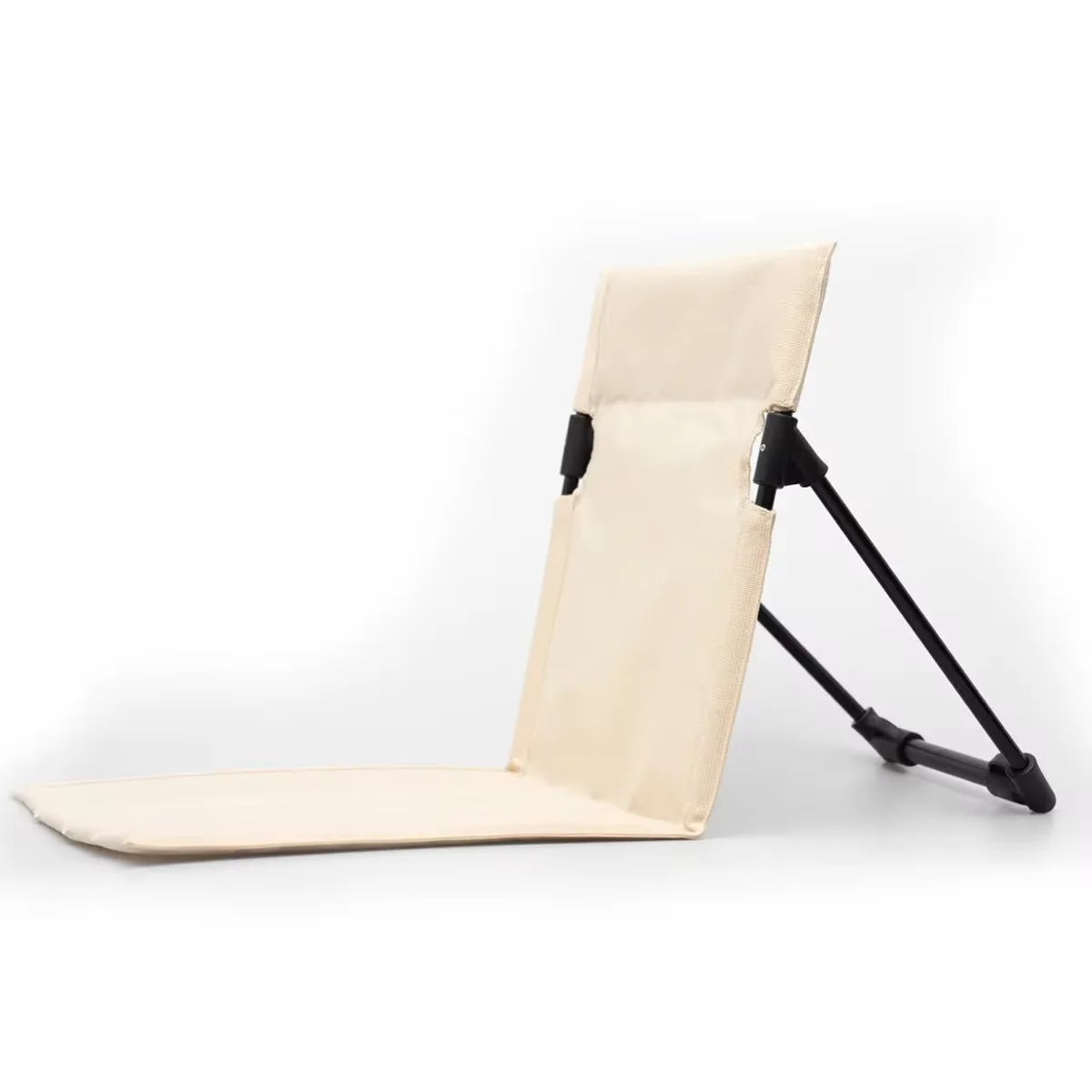 Foldable Camping Chair Outdoor Garden Park Single Lazy Chair Backrest Cushion Picnic Camping Folding Back Chair Beach Chairs A&S Collection