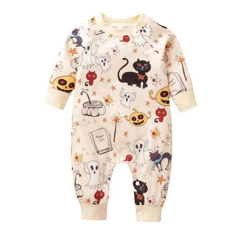 baby onesie with playful animal prints, ideal for autumn A&S Collection