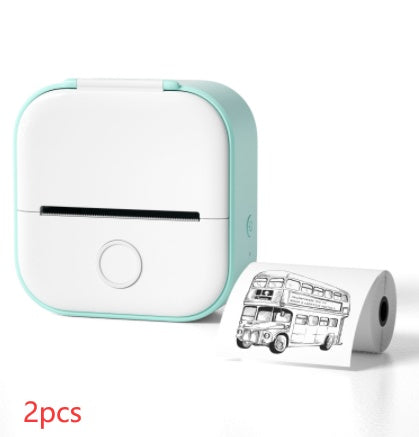 Portable Mini Thermal Label Printer: Home Photo Printer and Student Study Aid with Bluetooth Compatibility – Ideal for Price Tags and Error Correction A&S Collection
