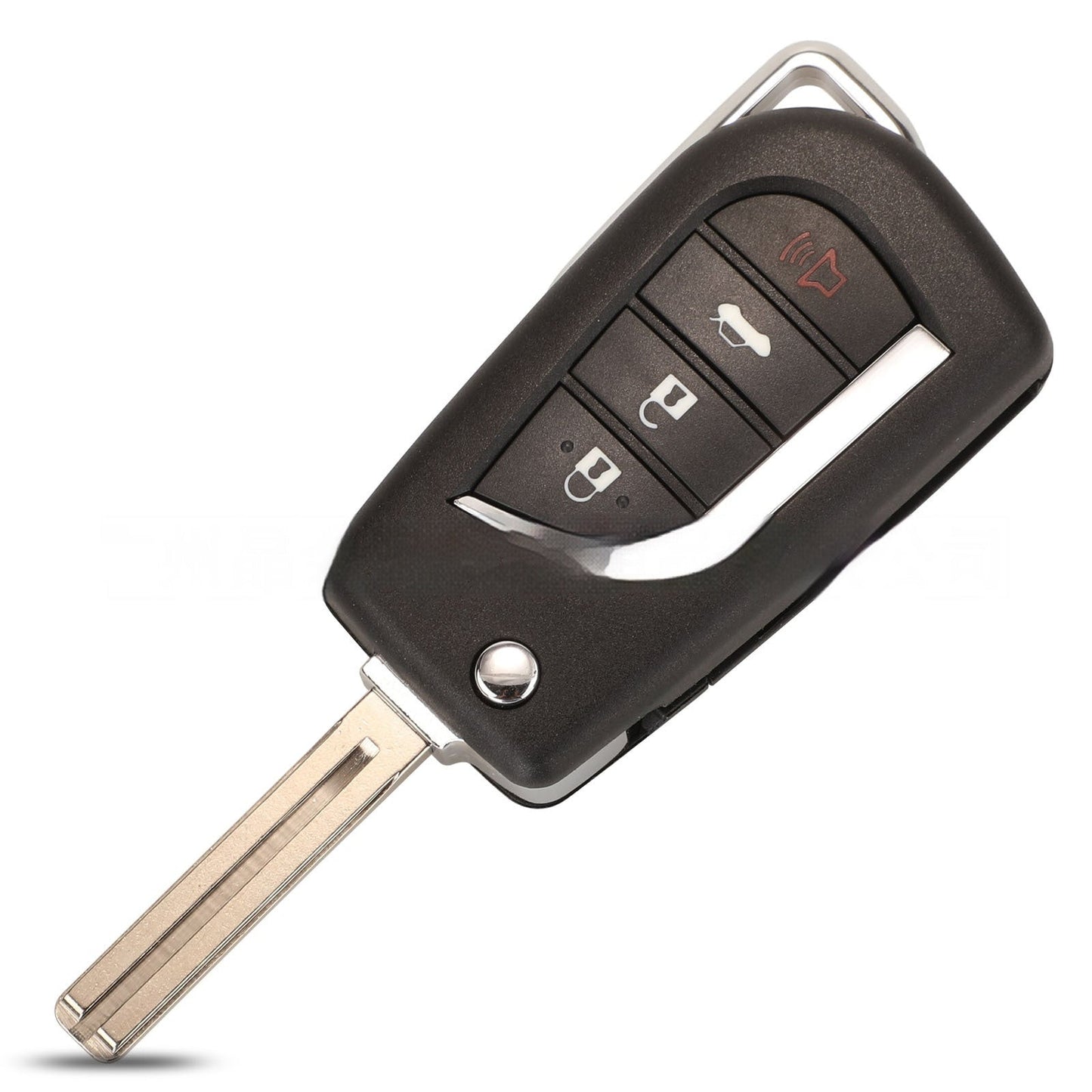 Folding Key Shell Camry Reeling Ruizhi Highlander Remote Control Key Shell 4 Keys A&S Collection
