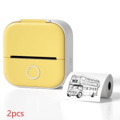 Portable Mini Thermal Label Printer: Home Photo Printer and Student Study Aid with Bluetooth Compatibility – Ideal for Price Tags and Error Correction A&S Collection