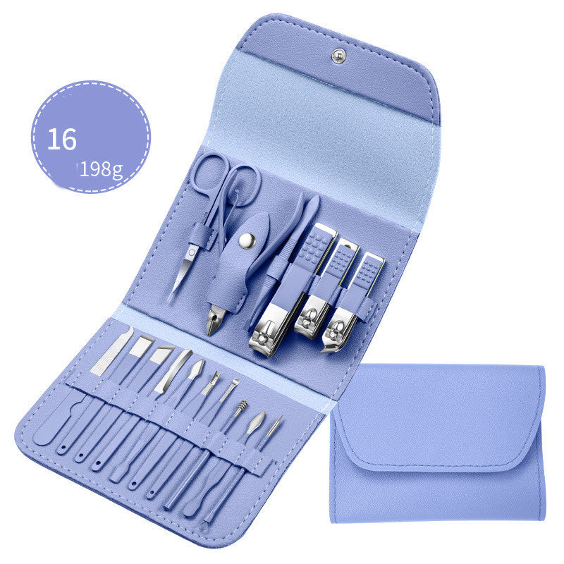 Professional Scissors Nail Clippers Set Ear Spoon Dead Skin Pliers Nail Cutting Pliers Pedicure Knife Nail Groove Trimmers A&S Collection