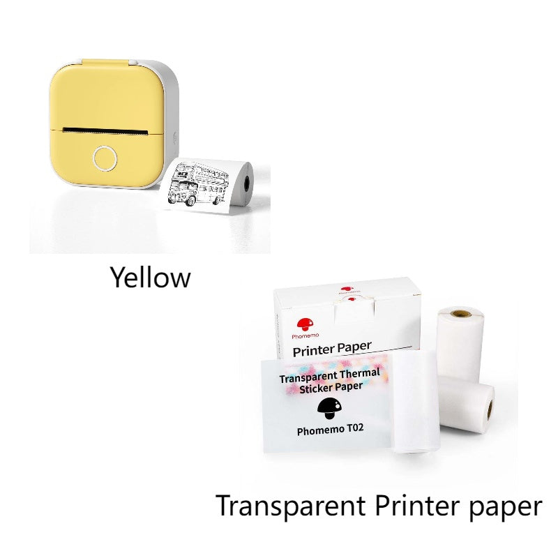 Portable Mini Thermal Label Printer: Home Photo Printer and Student Study Aid with Bluetooth Compatibility – Ideal for Price Tags and Error Correction A&S Collection