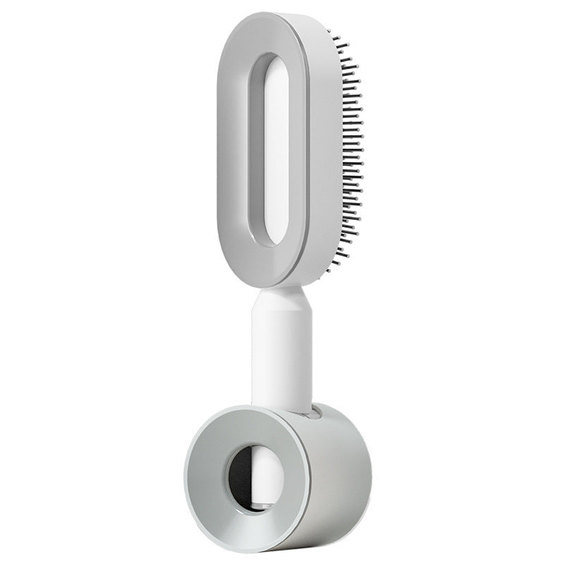 Self Cleaning Hair Brush For Women One-key Cleaning Hair Loss Airbag Massage Scalp Comb Anti-Static Hairbrush CJ