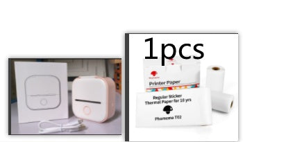 Portable Mini Thermal Label Printer: Home Photo Printer and Student Study Aid with Bluetooth Compatibility – Ideal for Price Tags and Error Correction A&S Collection