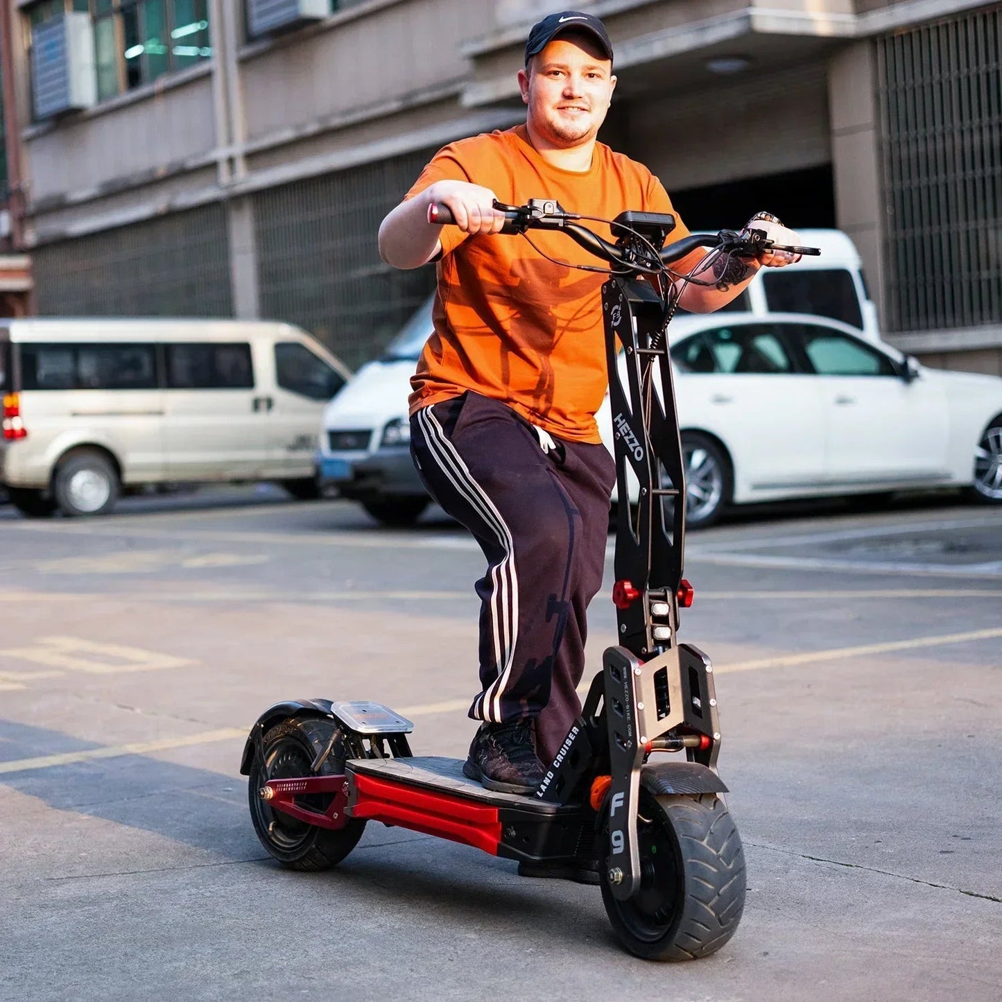 HEZZO 60V 8000W 62.5MPH Off-road Electric Scooter 40AH 63mile With NFC Damping Rod 12"Fat Tire Dual Motors Mountain Cross E-bike A&S Collection
