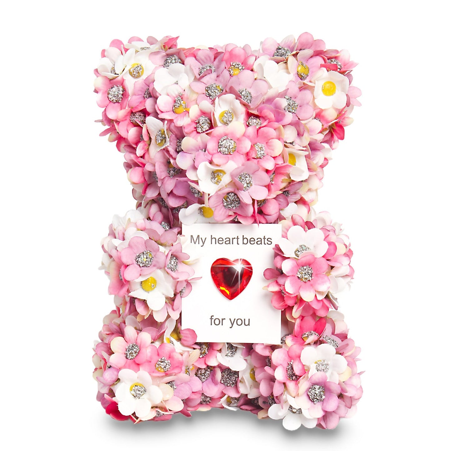 Valentine's Day Artificial Rose Bear Handmade Gift A&S Collection