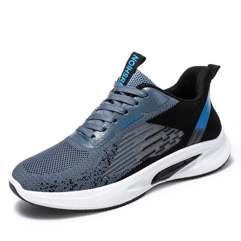 Men's sneakers Summer men's shoes breathable lace-up lightweight running shoes A&S Collection
