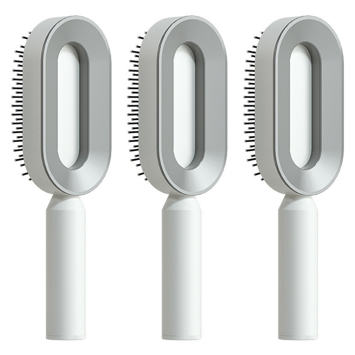 Self Cleaning Hair Brush For Women One-key Cleaning Hair Loss Airbag Massage Scalp Comb Anti-Static Hairbrush CJ
