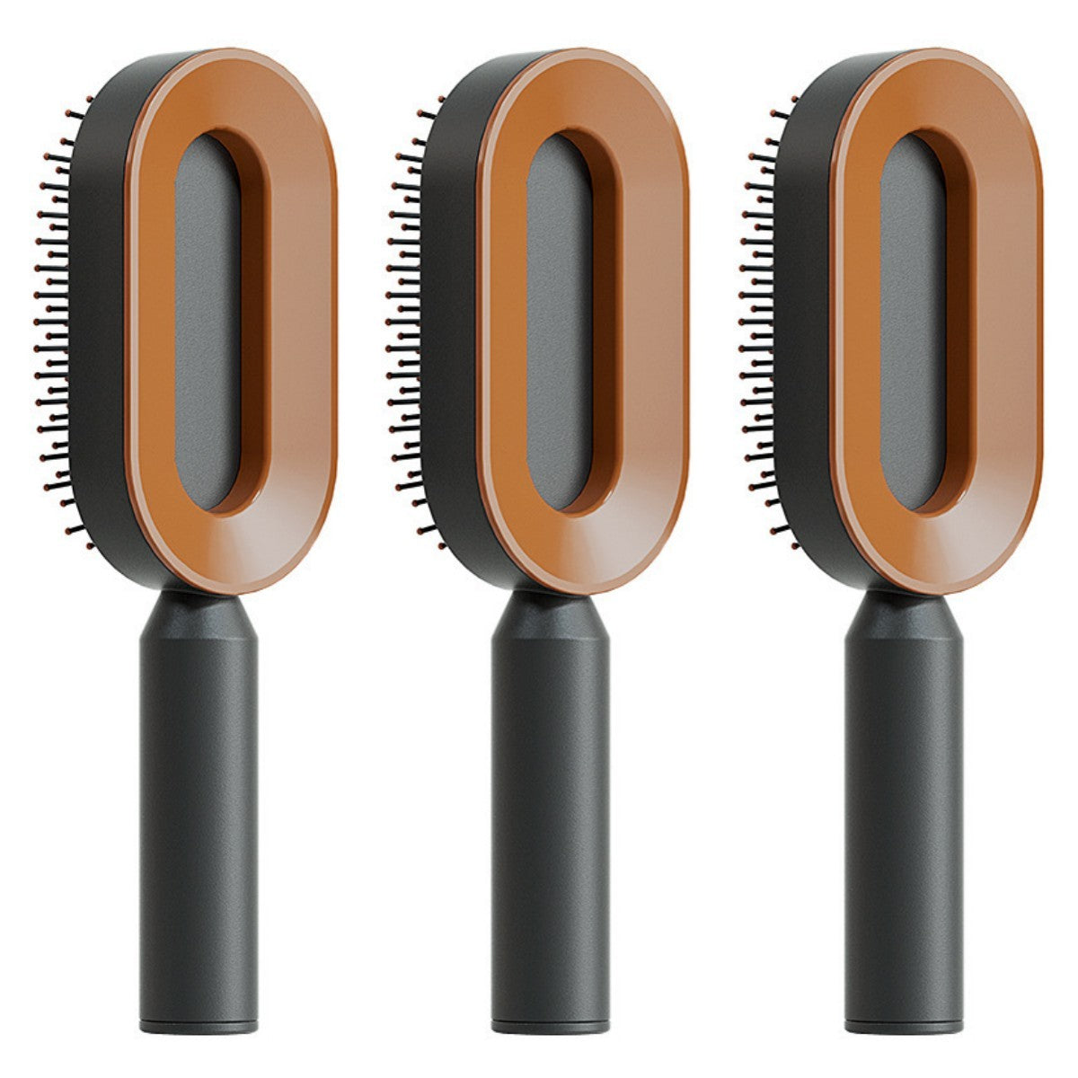 Self Cleaning Hair Brush For Women One-key Cleaning Hair Loss Airbag Massage Scalp Comb Anti-Static Hairbrush CJ