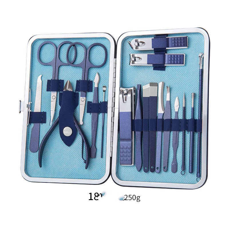 Professional Scissors Nail Clippers Set Ear Spoon Dead Skin Pliers Nail Cutting Pliers Pedicure Knife Nail Groove Trimmers A&S Collection