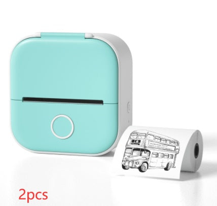 Portable Mini Thermal Label Printer: Home Photo Printer and Student Study Aid with Bluetooth Compatibility – Ideal for Price Tags and Error Correction A&S Collection