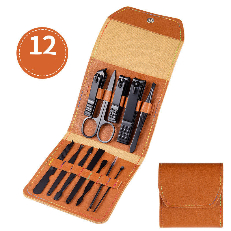 Professional Scissors Nail Clippers Set Ear Spoon Dead Skin Pliers Nail Cutting Pliers Pedicure Knife Nail Groove Trimmers A&S Collection