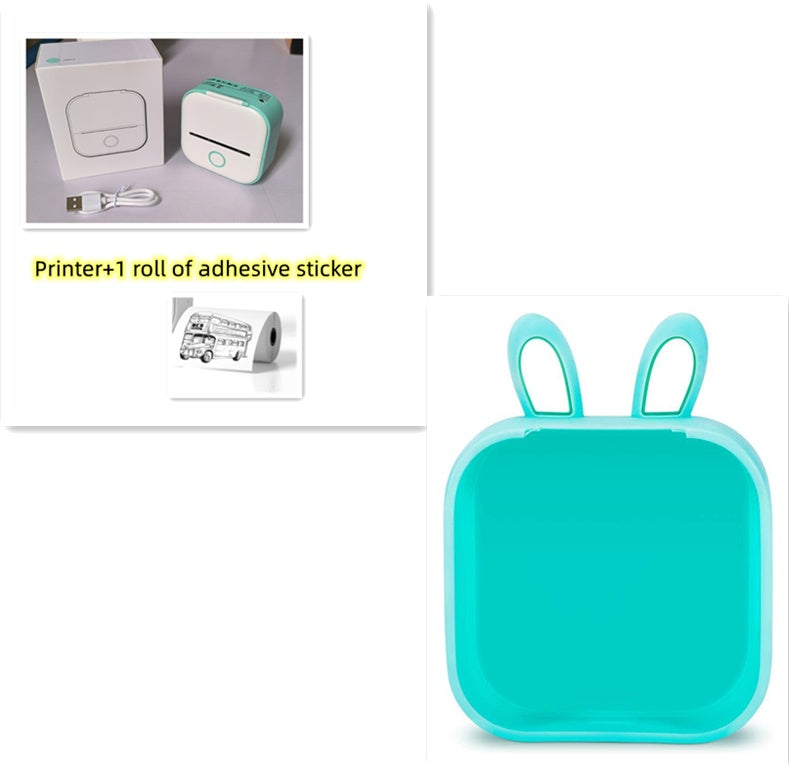 Portable Mini Thermal Label Printer: Home Photo Printer and Student Study Aid with Bluetooth Compatibility – Ideal for Price Tags and Error Correction A&S Collection