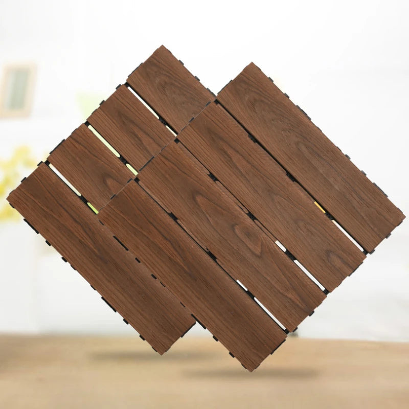 Decoration Of Household Splicing Solid Wood Flooring, Terrace, Courtyard, Outdoor Ground, Balcony Renovation, Solid Wood Floorin A&S Collection
